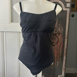 Malia Mills Black One Piece Size 10